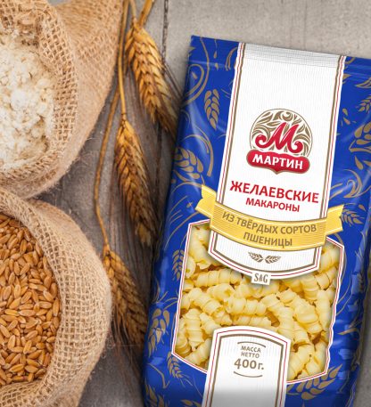 Спираль макаронные изделия Мартин гр.А, в/с 0,4кг*20