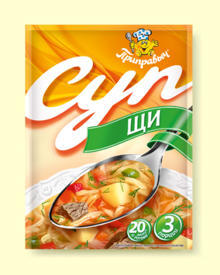 Суп Щи на говяжьем бульоне 50г*15шт (шоу-бокс) Приправыч