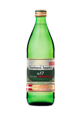 Заповедник здоровья № 17 0,45л*12 стекло Минеральная вода