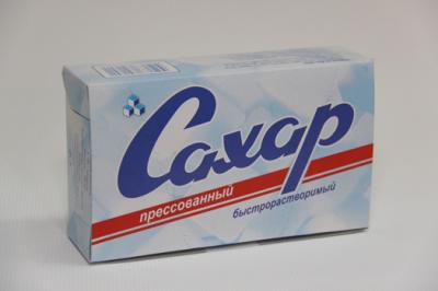 Сахар-рафинад прессованный быстрорастворимый 1 кг*20