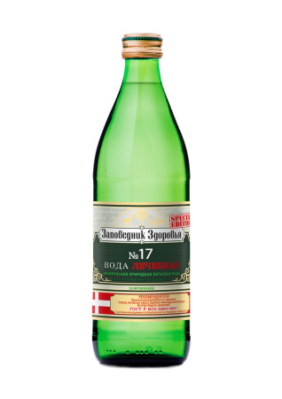 Заповедник здоровья № 17 0,45л*12 стекло Минеральная вода