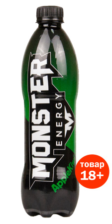 Monster Энерджи Майнд (яблоко-киви, зеленый) безалк тониз газ н-к 0,5л*12