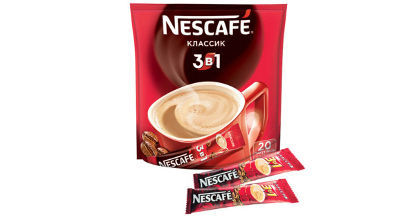 Нескафе кофе 3 в 1 Классик 14,5г*20