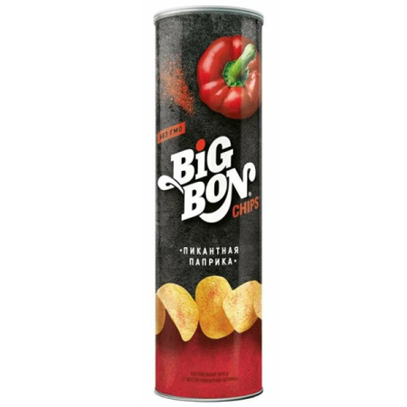 BIGBON чипсы из сырого картофеля барбекю ВВ 130г*12